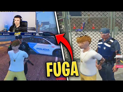 LOBINHO FOI PRESO TENTANDO DAR FUGA DA POLICIA! - GTA RP