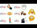 Identifying Words with 'Cl' Blend