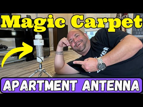 Magic Carpet Apartment Antenna For HF Ham Radio