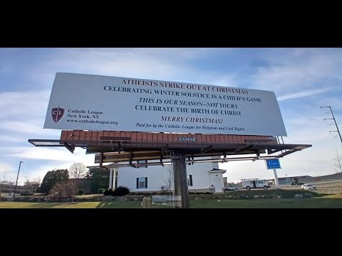 Catholic group unveils anti-atheist holiday billboard: "THIS IS OUR SEASON—NOT YOURS"