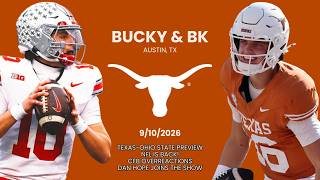 Texas Football MUST-WIN vs. Ohio State? | CFB Week 1 Overreactions | NFL | Bucky & BK - 9/10/26