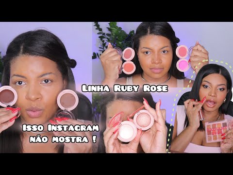 TESTEI A LINHA ROSA DA RUBY ROSE - ISSO O INSTAGRAM NÃO MOSTRA 🔥