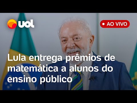 Lula fala ao vivo na premiação da Olimpíada de Matemática para alunos de escolas públicas no Rio