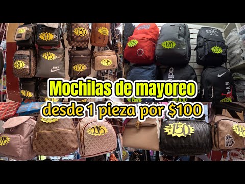Mochilas de mayoreo desde 1 pieza por $100