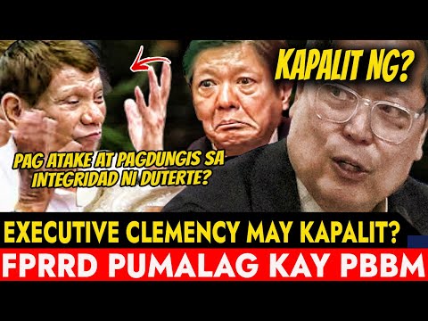 BREAKING NEWS! OMG! FPRRD PUMALAG BOBONG MARCOS Jed Mabilog binigyan EXECUTIVE CLEMENCY KAPALIT NG?