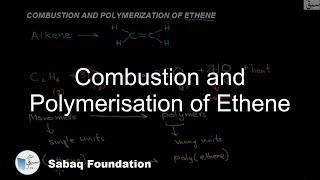 Combustion and Polymerisation of Ethene