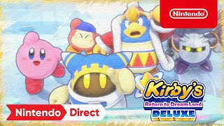 Kirby\'s Return to Dream Land Deluxe announced for Switch