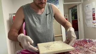 MALEN MIT BUBBLE WRAP | Kunstworkshop mit Timo