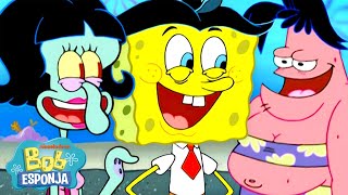 Bob Esponja | 60 minutos dos melhores personagens convidados de SpongeBob 🐙🐠 | Português