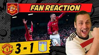 Unreal Casemiro, Bruno & Carrick! Manchester United 3-1 Aston Villa Fan Reaction