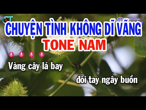 Karaoke Chuyện Tình Không Dĩ Vãng Tone Nam ( Em ) Nhạc Sống Hay || Karaoke Đồng Sen