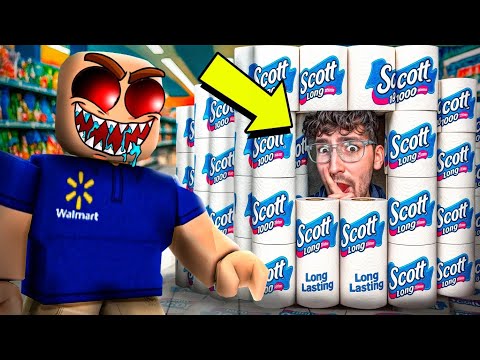 Surviving 7 NIGHTS in MEGA Store in Roblox....