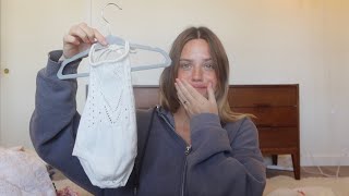 making baby clothes (vlog)