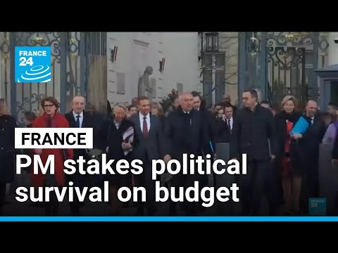 YouTube video thumbnail: French PM Bayrou Stakes Political Survival on Budget Squeeze