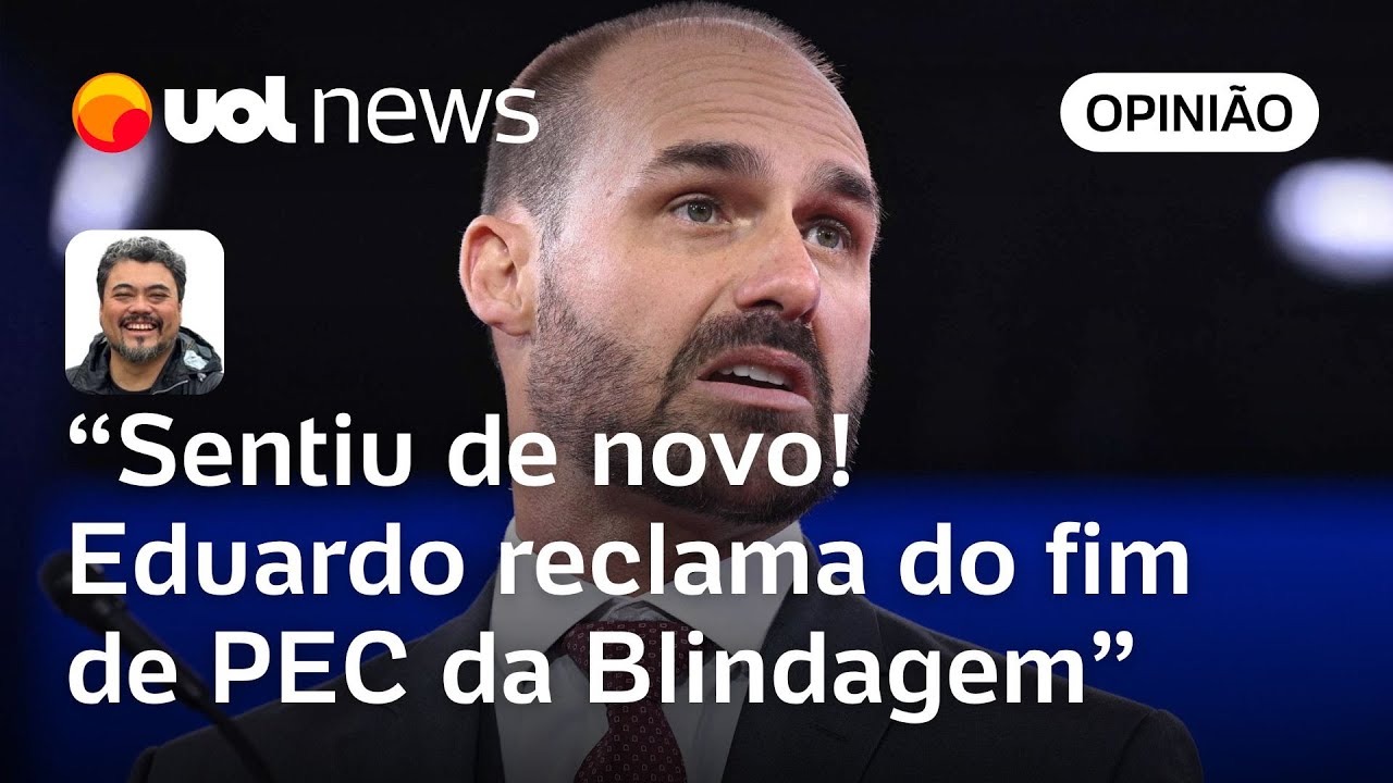 Eduardo Bolsonaro sugere Tarcísio desconectado e defende PEC da Blindagem | Leonardo Sakamoto