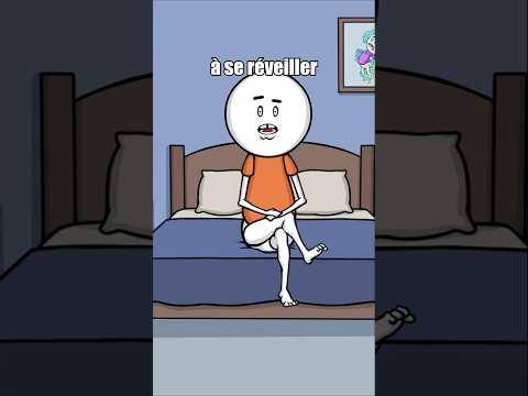 @jbinobile - Les gens qui mettent plusieurs réveils ⏰ #shorts #animation #humour #drole #sketch