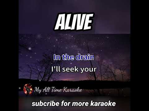 Alive chorus karaoke #shorts