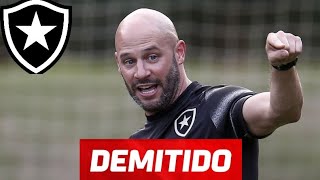 TREINADOR DO BOTAFOGO DEMITIDO APÓS VERGONHA CONTRA CHAPECOENSE 