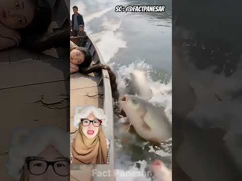 Rambut adik bisa mancing ikan ⁉️😳 @factpanesar