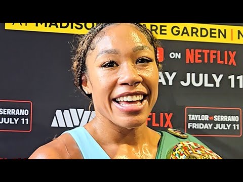 Alycia Baumgardner KEEPS IT 100 on “I AM HER” vs Claressa Shields, Canelo vs Crawford, & Paul-Chavez