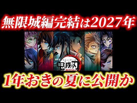 鬼滅の刃 無限城編三部作は2027年に完結?きめつのやいば ネタバレ 考察 解説 劇場版アニメ 映画 プロモーションリール 公開日 いつ