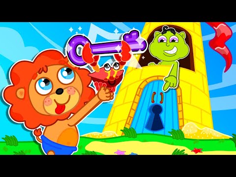 LeonCito | Ayúdame a abrir la puerta | Dibujos animados | Video Para Niños