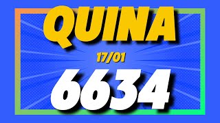Resultado da Quina 6634