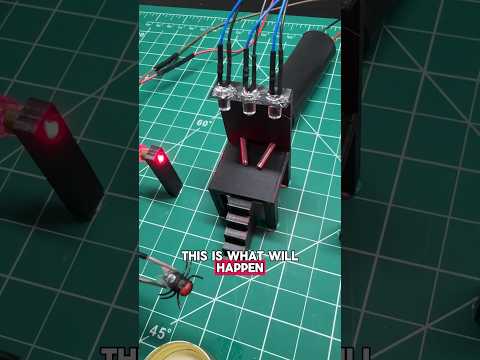 How to get rid of flies 💀 #electronics #engineering #funny
