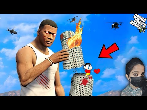 GIANT FRANKLIN SAVES LOS SANTOS (GONE WRONG!!) - GTA 5