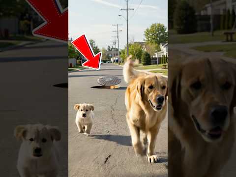 Golden Retriever Mom and Puppy Save Bus Passengers #dog #goldenretriever #animals