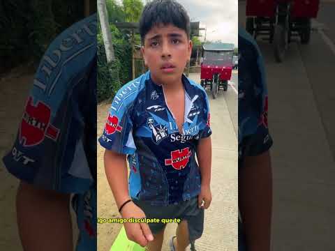 Dimos una gran sorpresa a jovencito ambulante con fajos de billetes