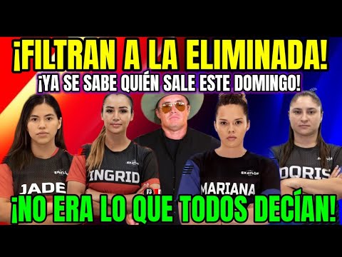 FILTRAN ELIMINADA DE ESTE DOMINGO 22 DE DICIEMBRE 😱 YA SE SABE QUIÉN SALE ! Exatlón México #exatlón