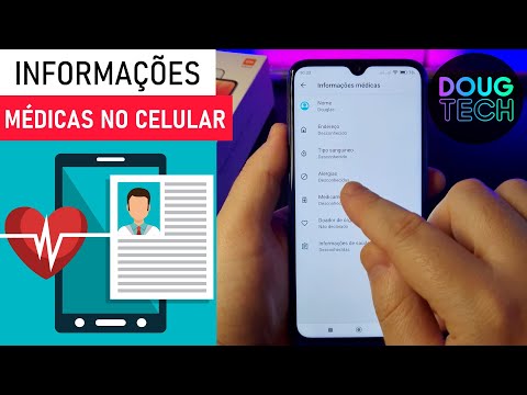 Como Adicionar suas INFORMAÇÕES MÉDICAS no Xiaomi Redmi Note 8