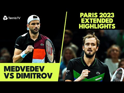 Medvedev vs Dimitrov ROLLERCOASTER Match! | Paris 2023 Extended Highlights