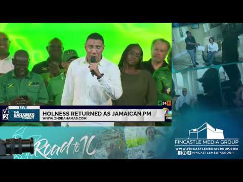 YouTube video thumbnail: Holness Returned As Jamaican PM