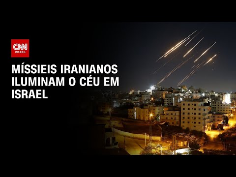 ​Mísseis do Irã sobrevoam Israel e Cisjordânia ocupada | AGORA CNN