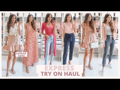 Video: EXPRESS SUMMER TRY ON HAUL 2021 | Chic Casual to Dressy Outfits