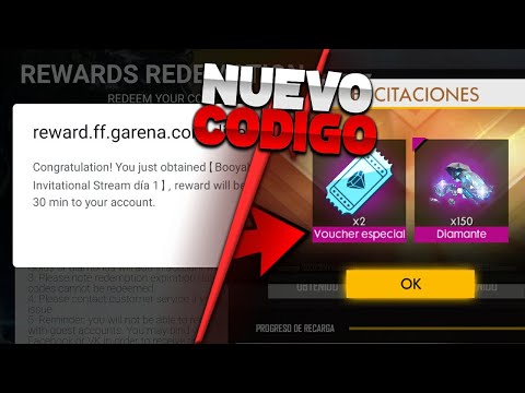 CORRE!! ESTE ES EL NUEVO CÓDIGO CON RECOMPENSAS EXCLUSIVAS EN FREE FIRE😮