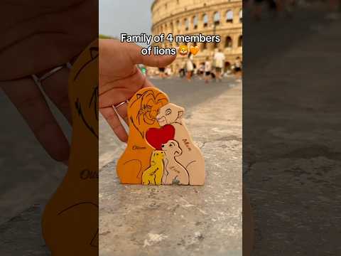 Customize yours now 😍 #woodenart #wooddesigner #wooden #disney #lionking #lions #coliseo #italy