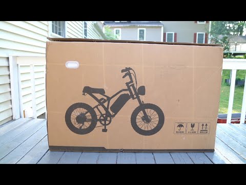 EUY S4 Moped Style Electric Bike Unboxing & Assembly
