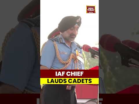 Indian Air Force Chief Air Marshal Amar Preet Singh Lauds Cadets | #airforce #indianairforce