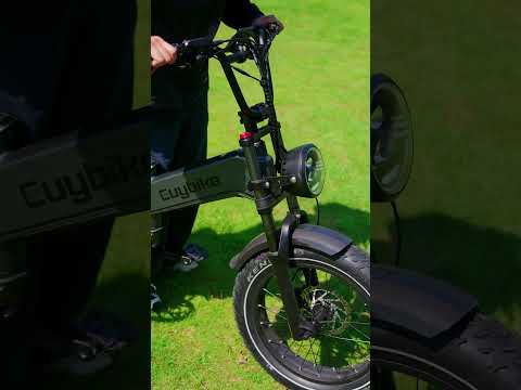 Euybike K6 Pro Grey Electric Bike Showcasing Details #euybike #electricbike