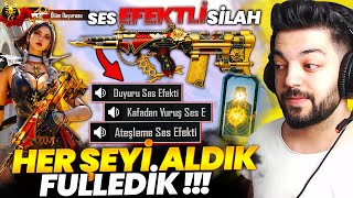 OYUNUN EN İYİ SES EFEKTLİ 8 SEVİYE SİLAHI GELDİ !! FULLEDİK - HER ŞEYİ ALDIK PUBG Mobile