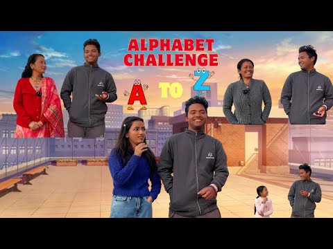 A to Z Alphabetical Talking Challenge | Fun Wordplay Adventure!😂😱”