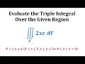 Triple Integrals and Integration Techniques
