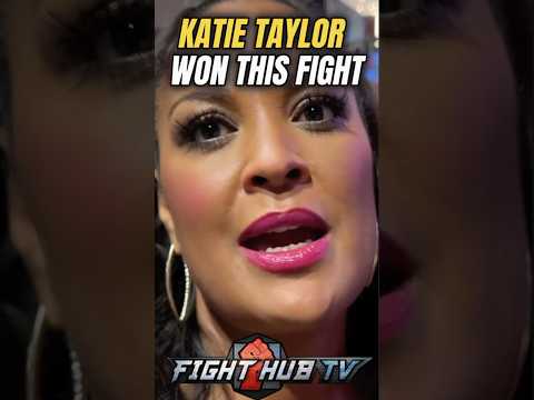 Layla Ali REACTS to Katie Taylor beating Serrano IN TRILOGY!