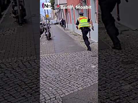 Verfolgungsjagd in Berlin, Moabit #deutschland #berlin #news  #polizei