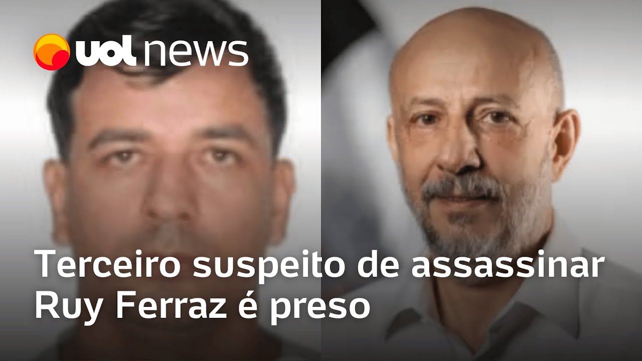 Terceiro suspeito de ligação com assassinato de Ruy Ferraz é preso