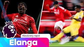 Anthony Elanga showed off his strength in PACE in the 2024/25 Premier League season!