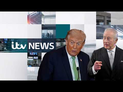 Watch ITV Evening News LIVE - as Trump tells the UK to secure its own oil
